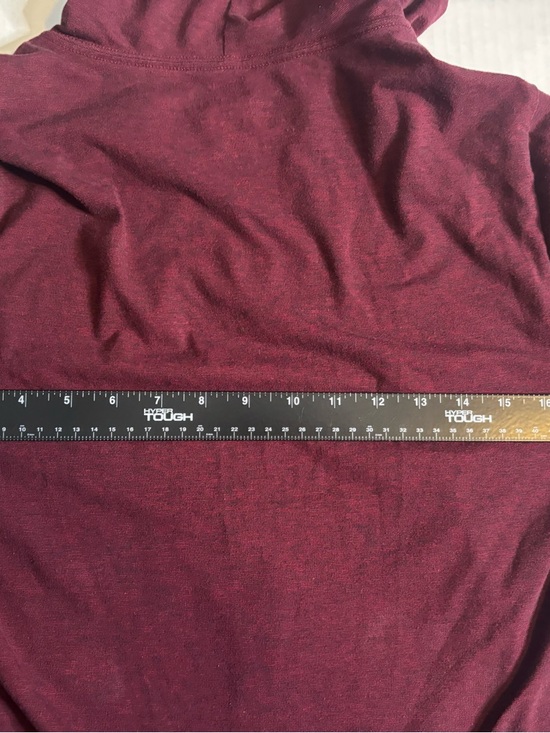 Vineyard Vines Men's XS Maroon Hooded Long-Sleeve Pocket Shirt Whale Logo - Picture 3 of 5